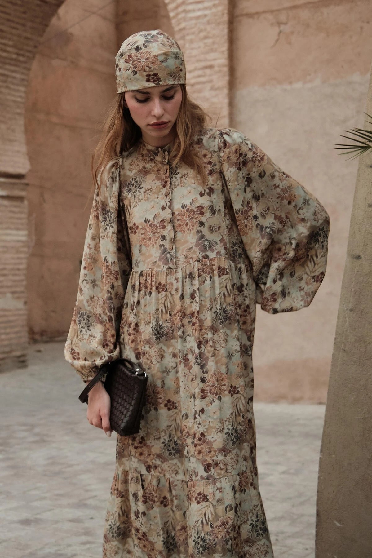 MANUKA - VISCOSE PUFFMOUW JURK VINTAGE