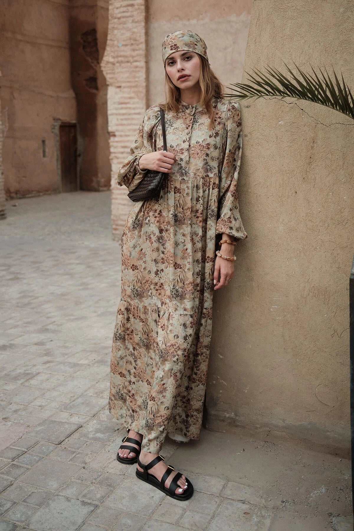 MANUKA - VISCOSE PUFFMOUW JURK VINTAGE