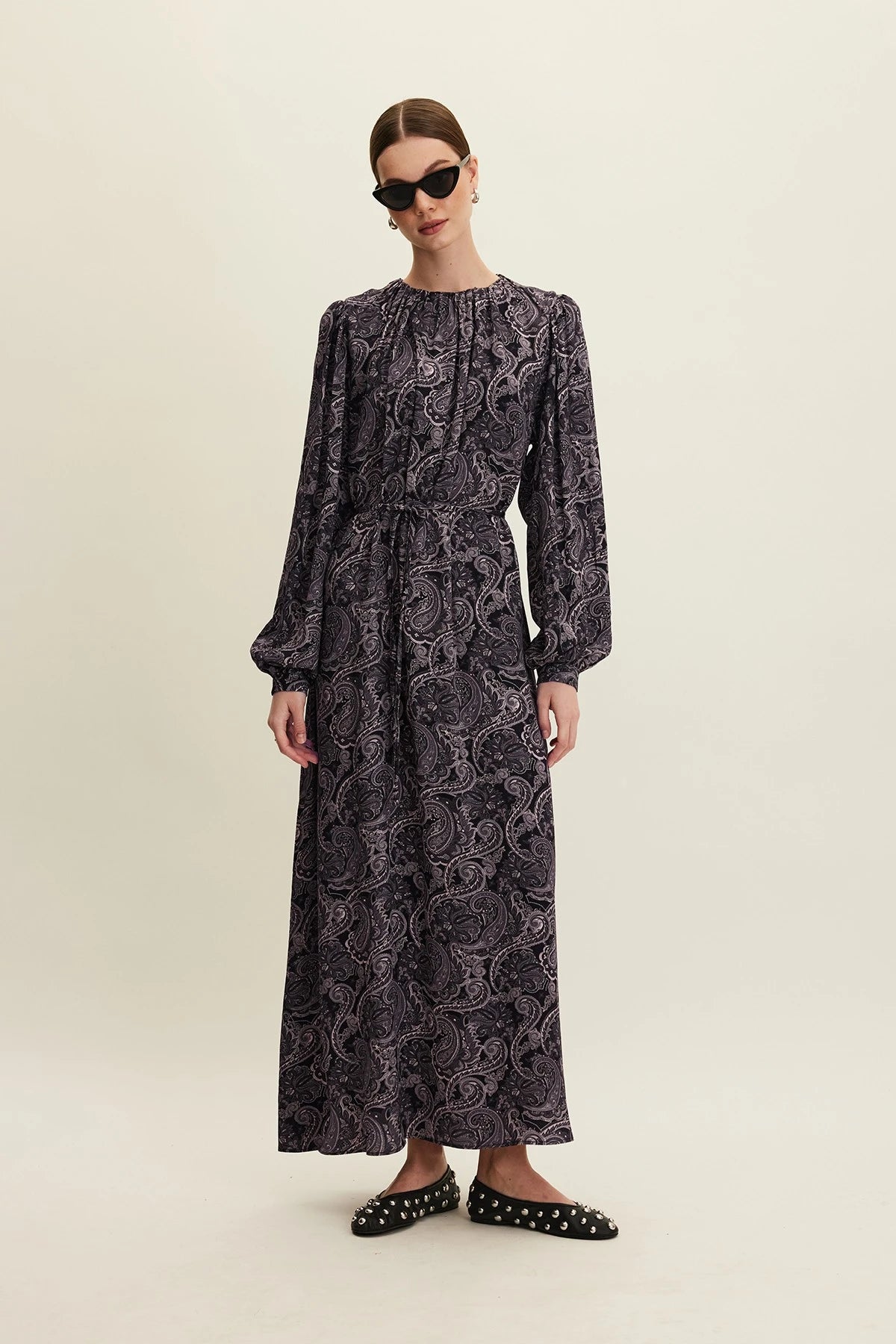 MANUKA Gemustertes Viskosekleid – Dark Vintage ab 20.06.2026
