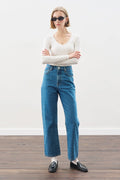 Manuka - Gerade Knöchel-Jeans-Hose - Blau