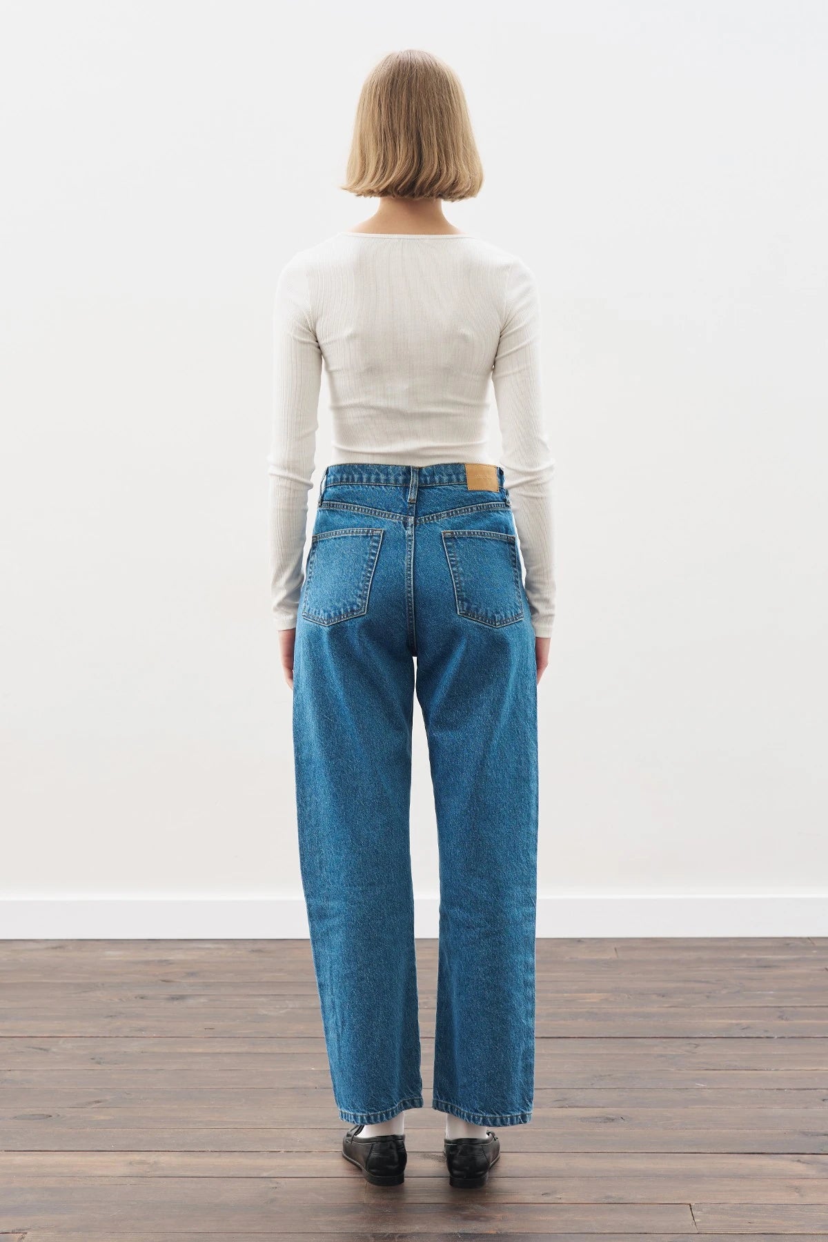 Manuka - Gerade Knöchel-Jeans-Hose - Blau