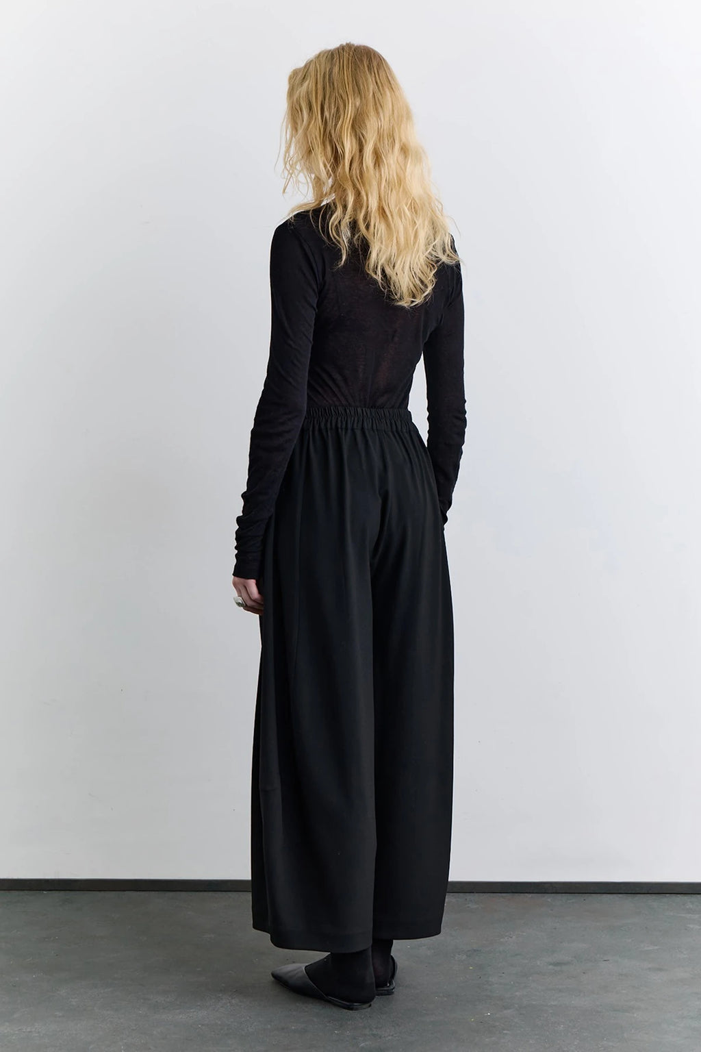 Manuka - Ballonform-Stoffhose - Schwarz
