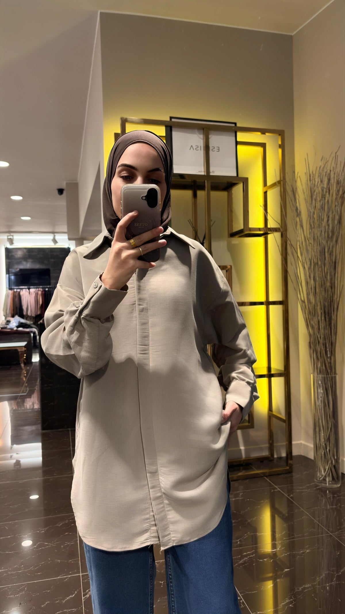 Basıc Rayon Gömlek Soft Yeşil