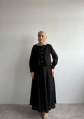 MONCHE Lina Kostüm mit Jacke und Rock – Schwarz